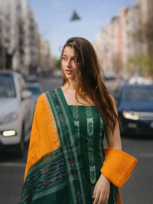 sambalpuri unstitiched cotton dress meterial